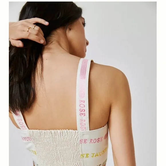 Anthropologie Two-piece Crop Top and Wide Leg Pant Set - Picture 6 of 7